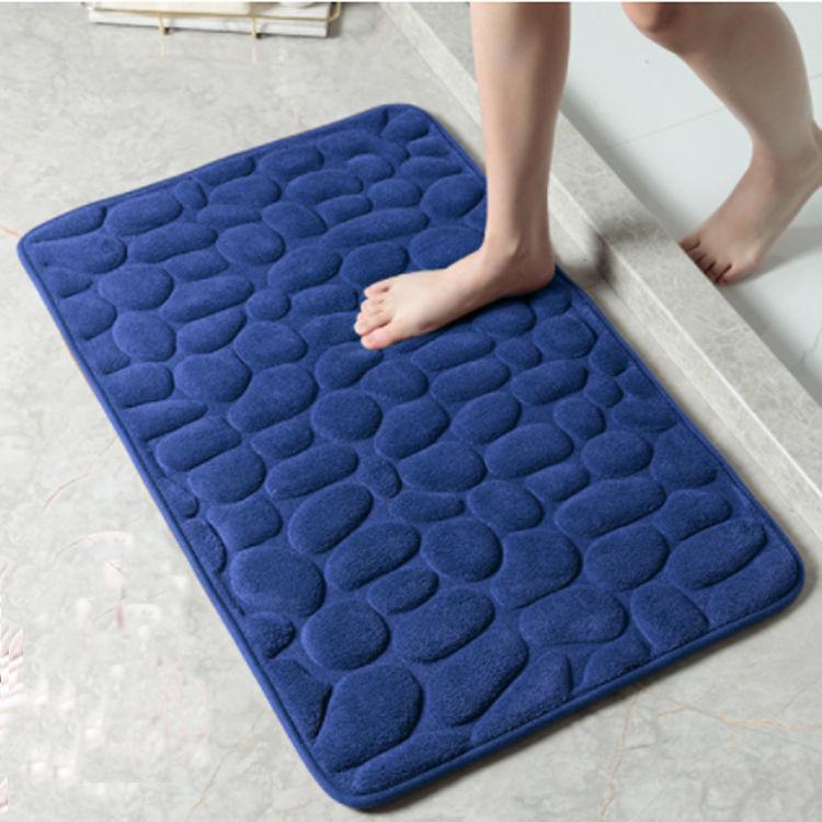 Non Slip Mat Bathroom Bath Mat Cobblestone Embossed Mat In Bathtub Floor Rug Shower Room Doormat Memory Foam Cobblestone Mat