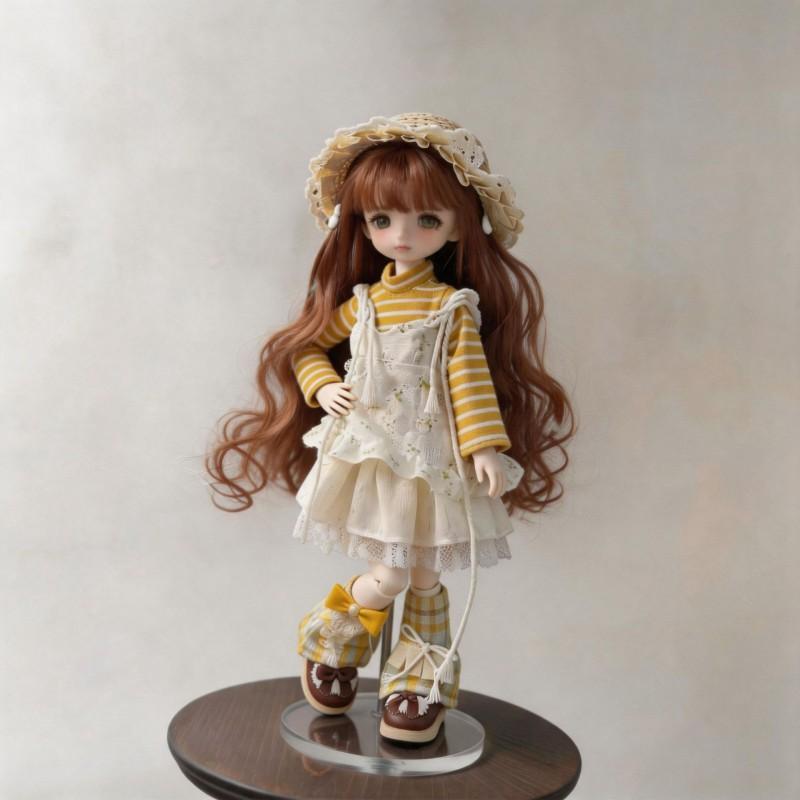 6-inch BJD Doll Outfit Set 30cm Female Dolls Clothes Only No Shoes