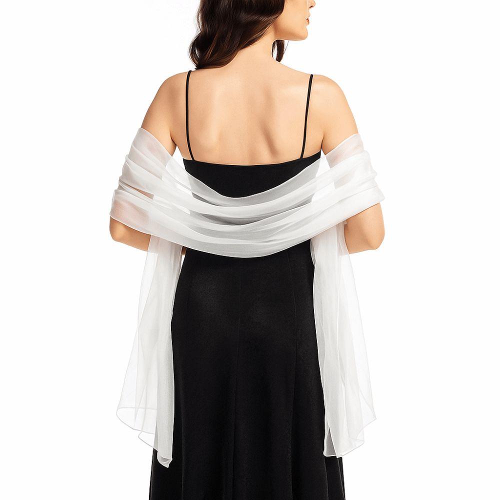 Silky Shawl Wedding Shawl Elegant Party Capes Decoration Scarf Retro Women Shawls Wraps Bridesmaid