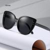 Luxury Black Oversized Sunglasses Women  Designer Sexy Big Frame Square Cat Eye Sun Glasses  New Female Gradient Shades