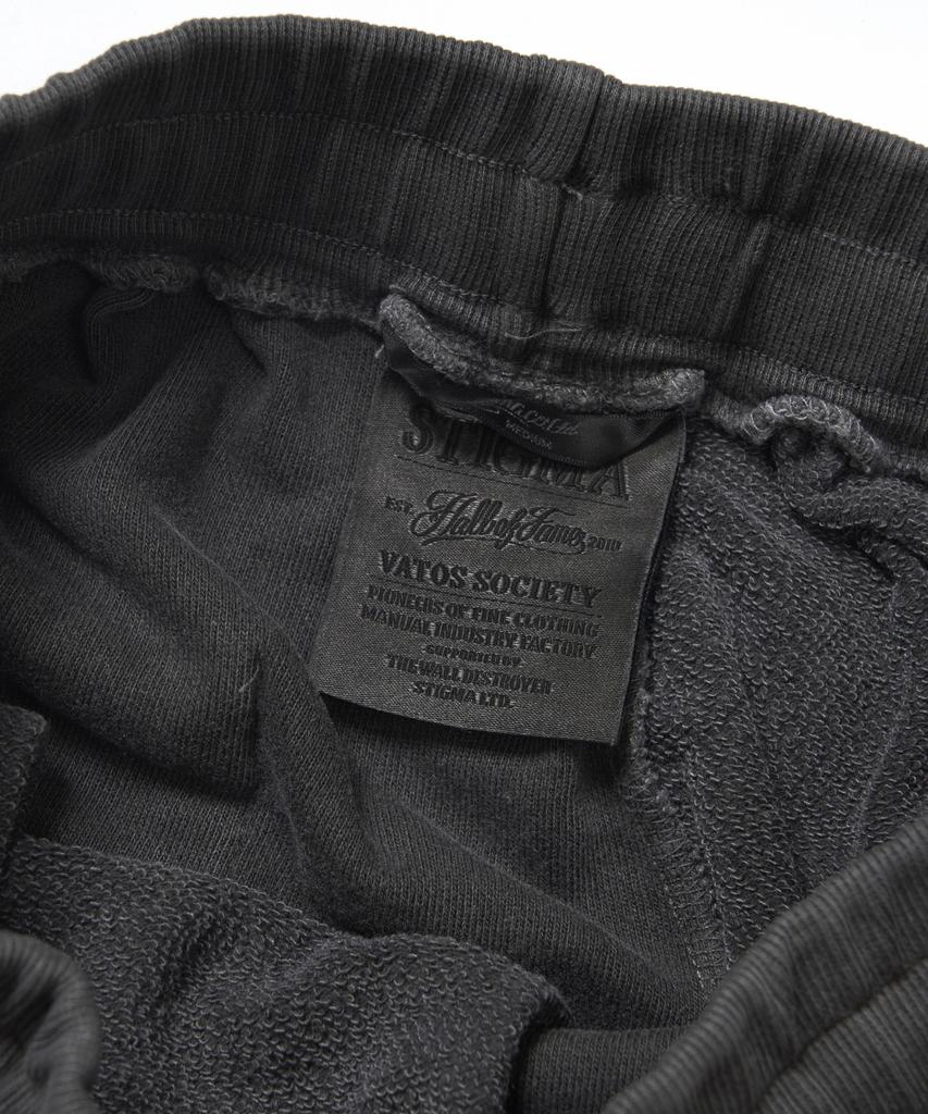 STIGMA Docking Insideout Pigment Super Wide Jogger Pants Charcoal