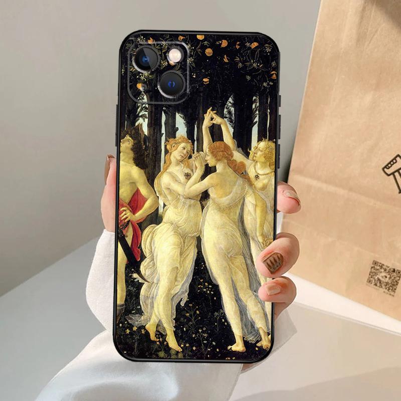 Art Paintings The Birth Of Venus Phone Case For iPhone 17 Pro Max 17 Air Cover Funda For iPhone 17 Pro