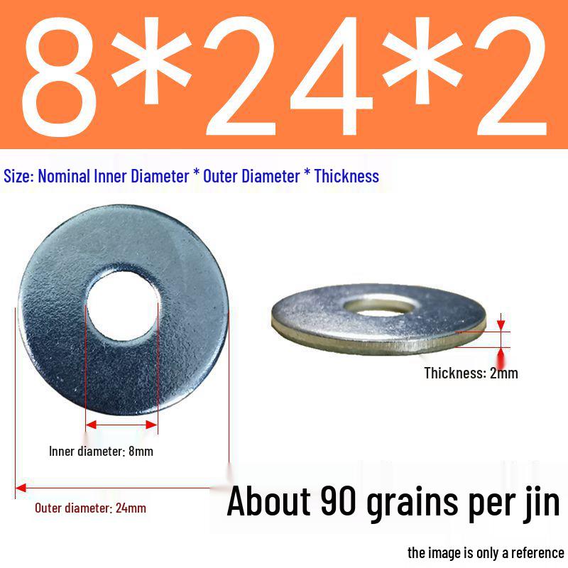 Galvanized Oversized Metal Washers M3-M60