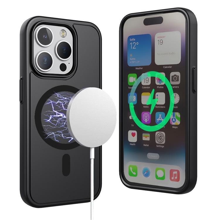 iPhone 11 mobile phone case is suitable for Apple 11Promax 2-in-1 PC matte magnetic protective cover 11 skin-sensitive case.