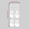 Christmas Snowman Design Wall Sticker Decal Removable PVC Bedroom Living Room Wall Art Mural Decor