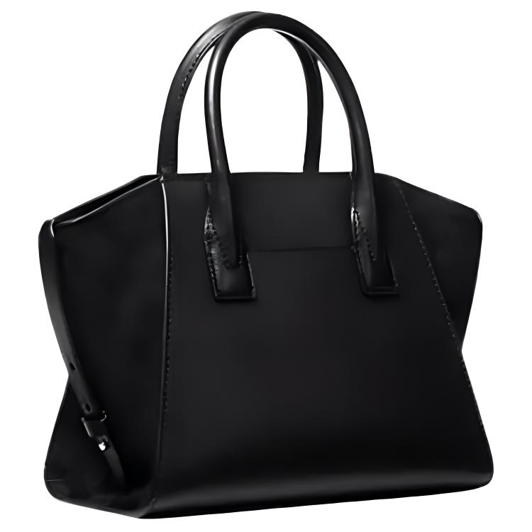Michael Kors Avril Logo Charm Leather Crossbody Shoulder Bag Women Handbags Black 35F4G4VC0L-BLACK