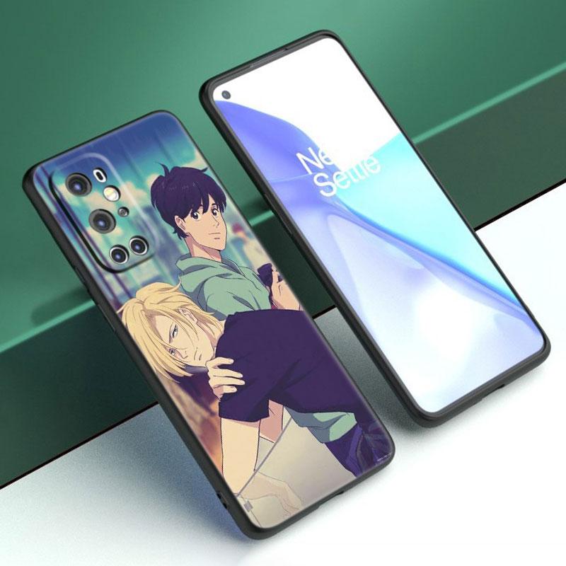Husa de telefon din silicon Banana Fish Anime pentru OnePlus 10T 10R 9RT 8T 7T Pro Nord 2 N10 N100 N200 CE2 Lite 2T ACE 5G Husa neagra