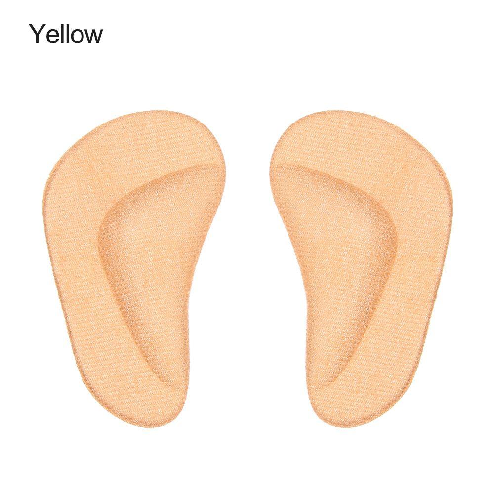 

Women Flat Foot orthopedic Pad Corrector Shoe Flatfoot Corrector Orthotic Arch Silicone Gel Support Insoles жовтий