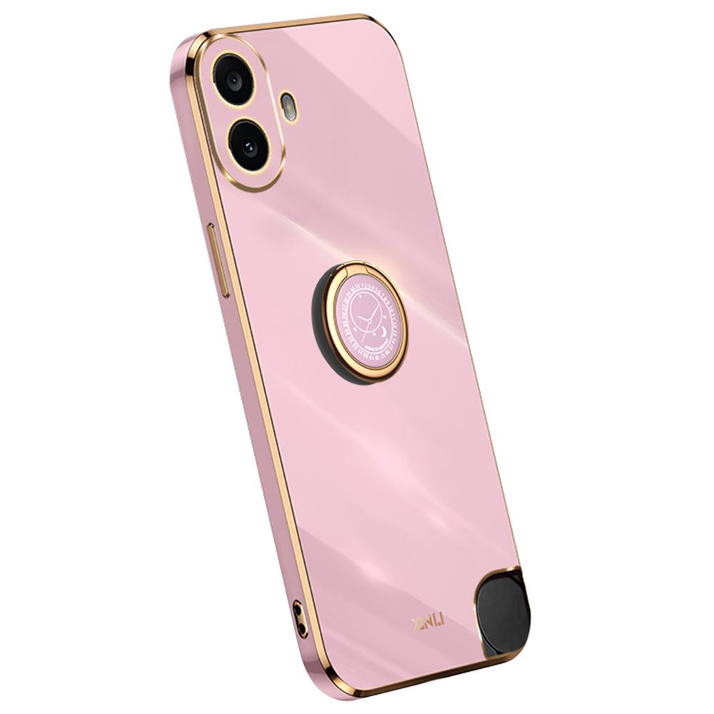 XINLI For Nothing CMF Phone 1 Case Ring Kickstand Electroplating TPU Phone Cover