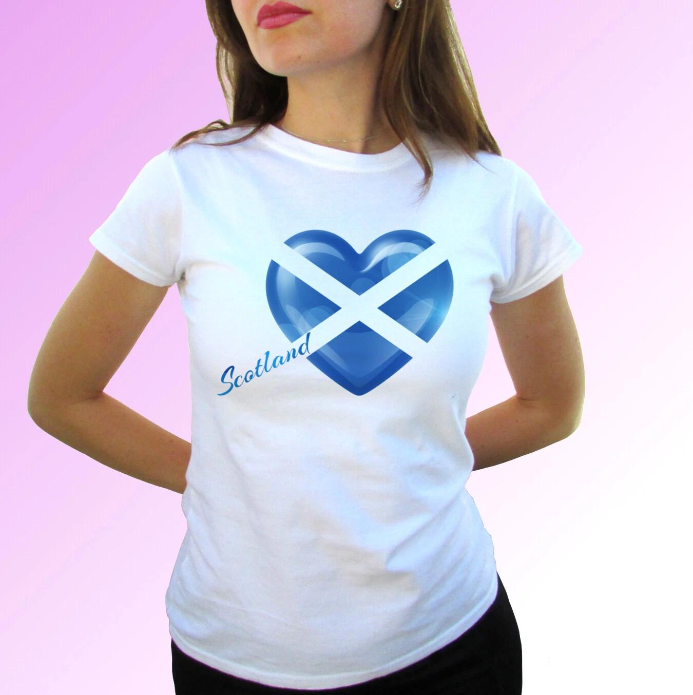 

Scotland heart kids boys T-Shirt flag design tee gift art top s s kids sizes 160