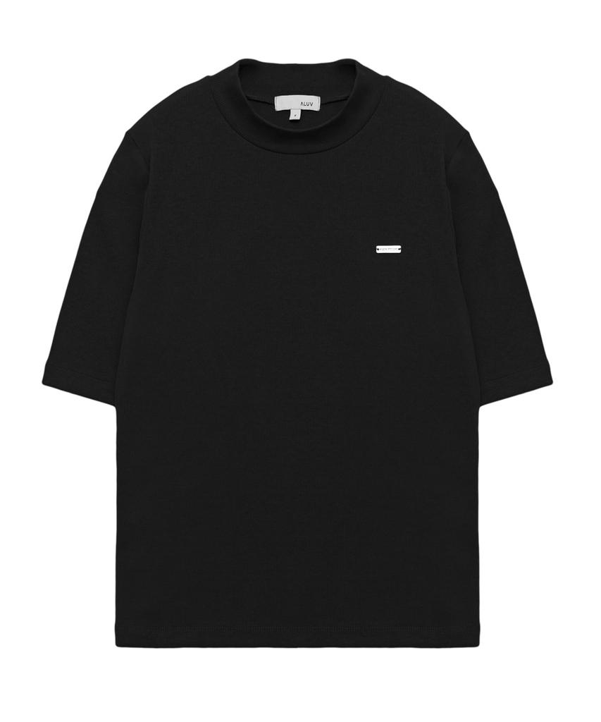 Eilubeu Half Sleeve Modal Ribbed Tee Aqits001D (A Type)