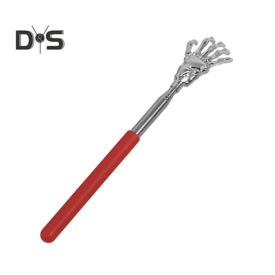 Extendable Metal Back Scratcher with Rubber Handles Portable Telescoping Back Massager Tool for Itchy Skin Relief Stocking Stuffer for Men Women Kids