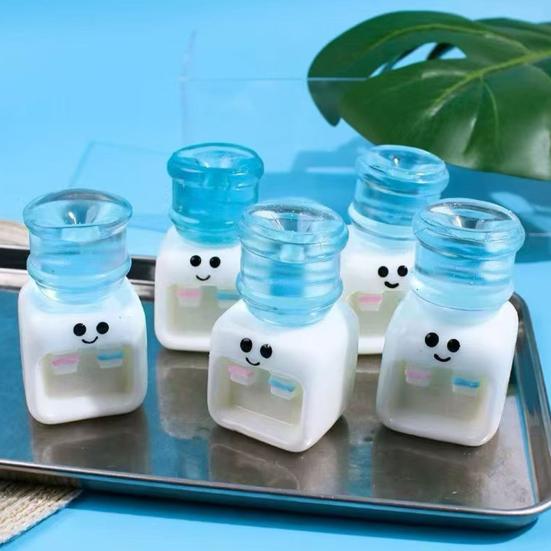 Yousheng Mini Water Dispenser Slow-Rising Squeeze Toy Soft TPR Fidget for Stress Relief Cute Muddy Texture Decompression Gadget for Kids