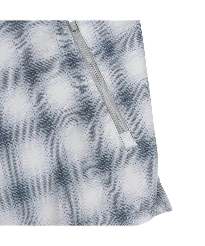 Golden Bear (W) Check Pattern Short Sleeve Anorak G5Uaw25741Gyx