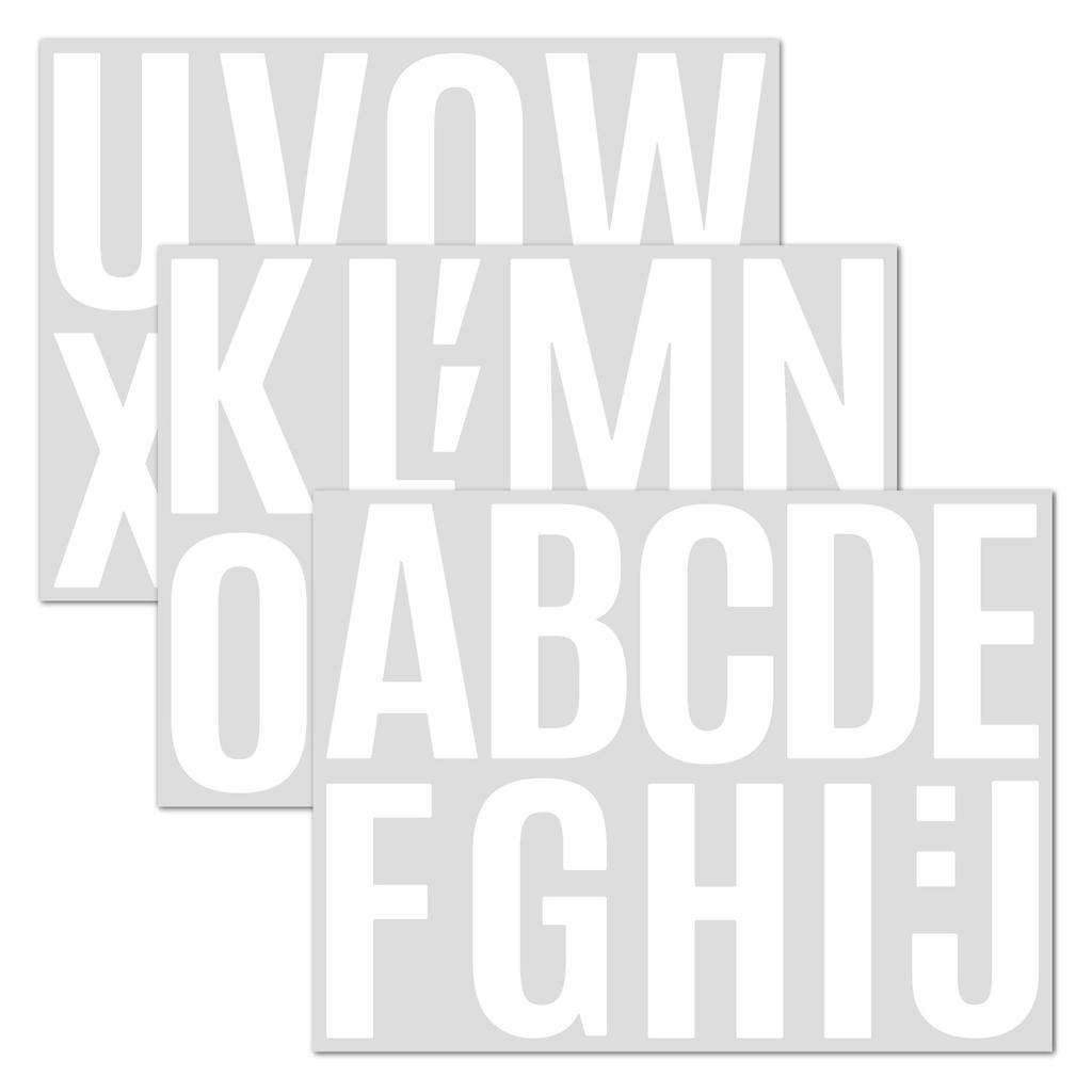 4-inch Letter Sticker Large Size Car Wall Sticker Exhibition School Kindergarten Decoration DIY Large Size Letter Sticker