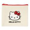 Sanrio Characters Canvas Flat Mini Pouch Hello Kitty Red SAC-HFM-KTR H9W13D0.5cm