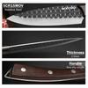 Stainless Steel Santoku Utility Knife Sharp Sashimi Knife Kitchen Utensils Sets Multipurpose Knife Professional Chef Knife