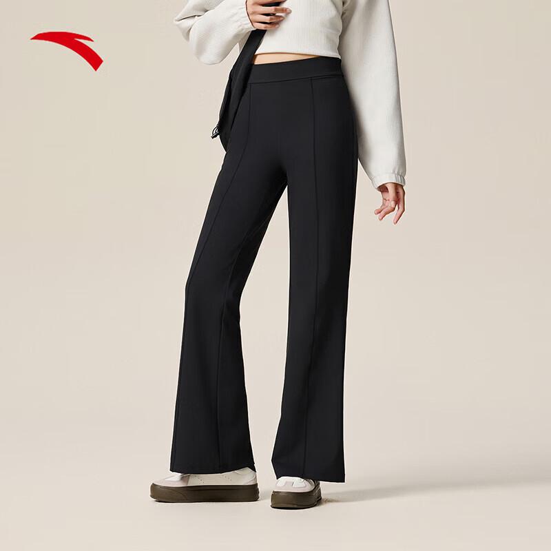 Anta Women s Slim Fit Lightweight Warm Flared Leisure Pants M