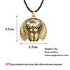 Scarab Necklace Eye of Horus Egyptian Beetle Wadjet Ancient Amulet Protection Symbolic Pendant Gift for Friends