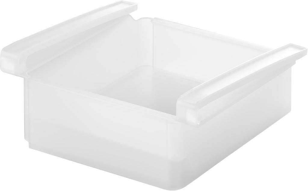 Yamazaki Tower Refrigerator Storage Adjustable W x D x Model 10213 Case, Width, White, 18.3-26.7cm 17.6cm 7.6cm H,