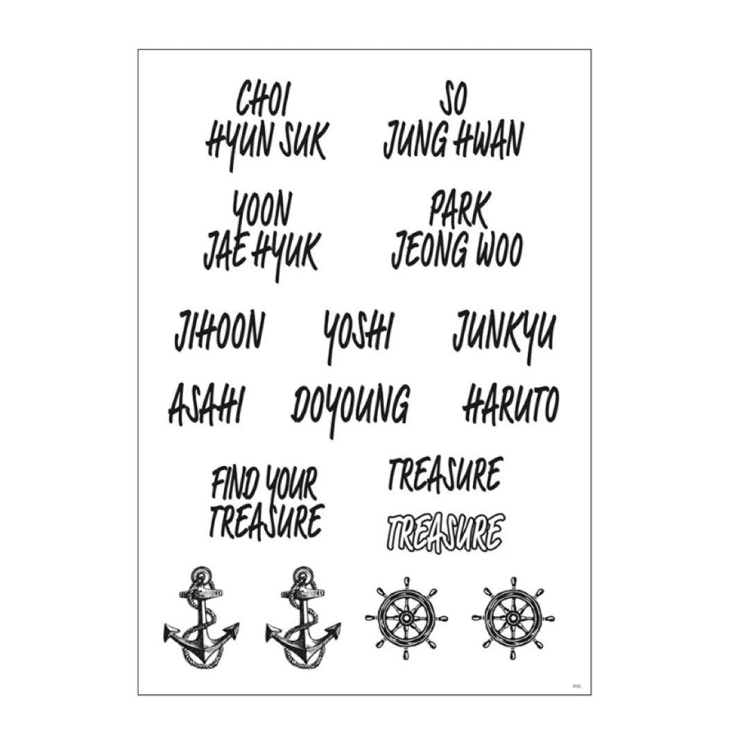 

[USED] TREASURE SUMMER GOODS 2025 Tattoo Stickers