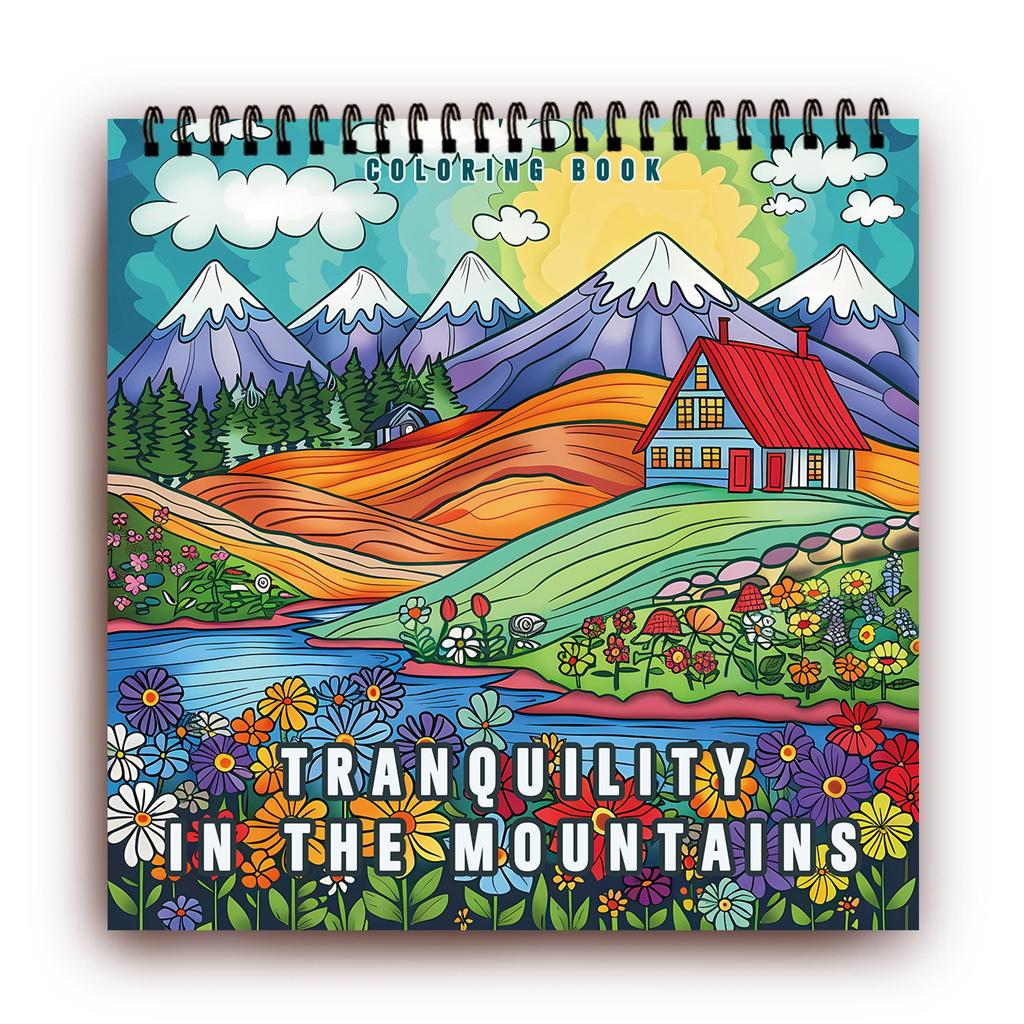 1pc, Teen Colouring Book - Field Style - 30 Sheets 8.3x 8.3in Suitable for Stress Reduction, Emotional Relaxation, Christmas Hal