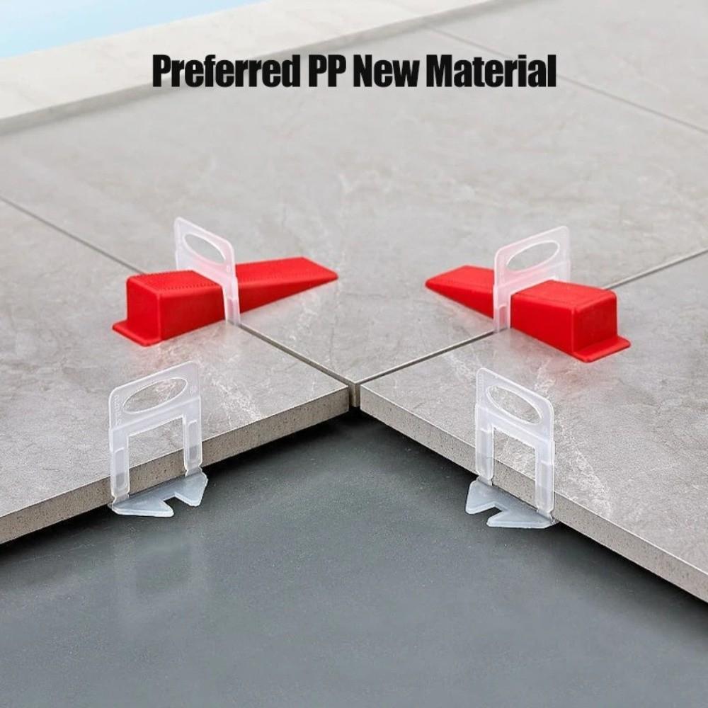 100pcs Thickened Ceramic Leveler DIY Flooring Wall Level New Locator Spacers  Tile Laying
