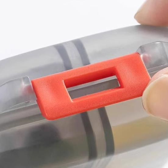 Pill Organizer Large Capacity with 10 Compartments Pill Box Portable Independent Lids Container for Travel And Gym