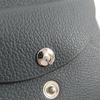 Great HERMES Coin case Calvi duo Evercolor Leather Women Used
