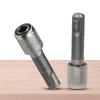 2 Stück Hammerhülse Akkuschrauber Stecknussadapter Bit Sechskant Bohrmutter Schraubendreher Schaft 1/4 Zoll Verbindungsstange Kopfverlängerung