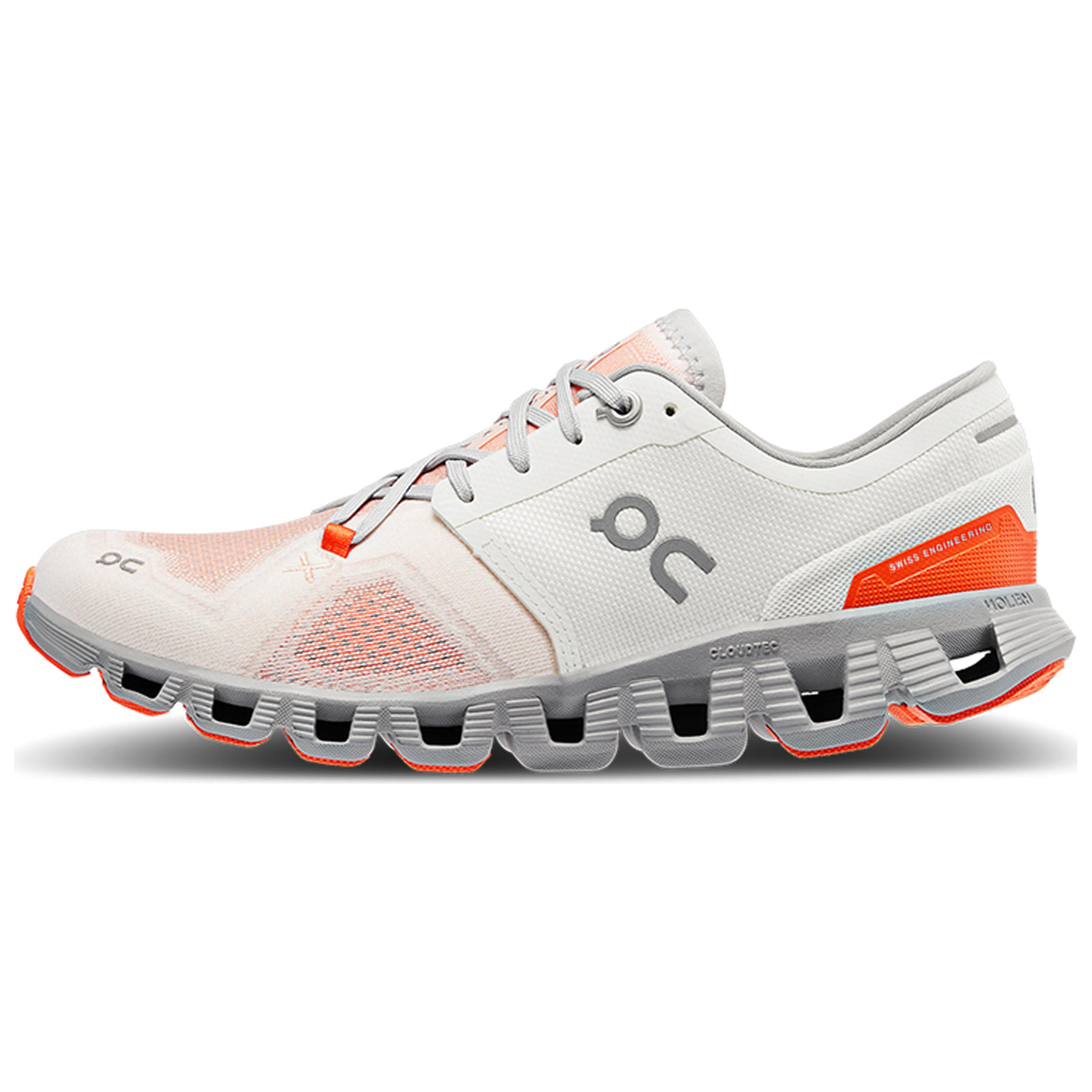 

On Running Cloud X 3 Ivory Alloy Women s Sneakers 60.98252 36