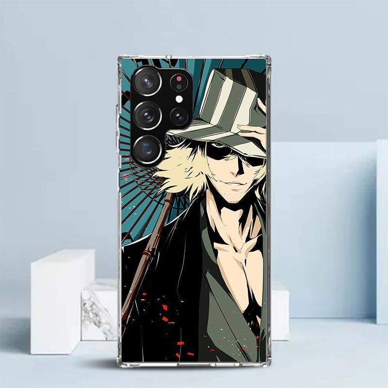 Bleach Kisuke Urahara Phone Case For Samsung Galaxy S24 S25 Edge S26 Ultra S22 S23 Plus S21 + S20 FE Soft TPU Back Cover Galaxy