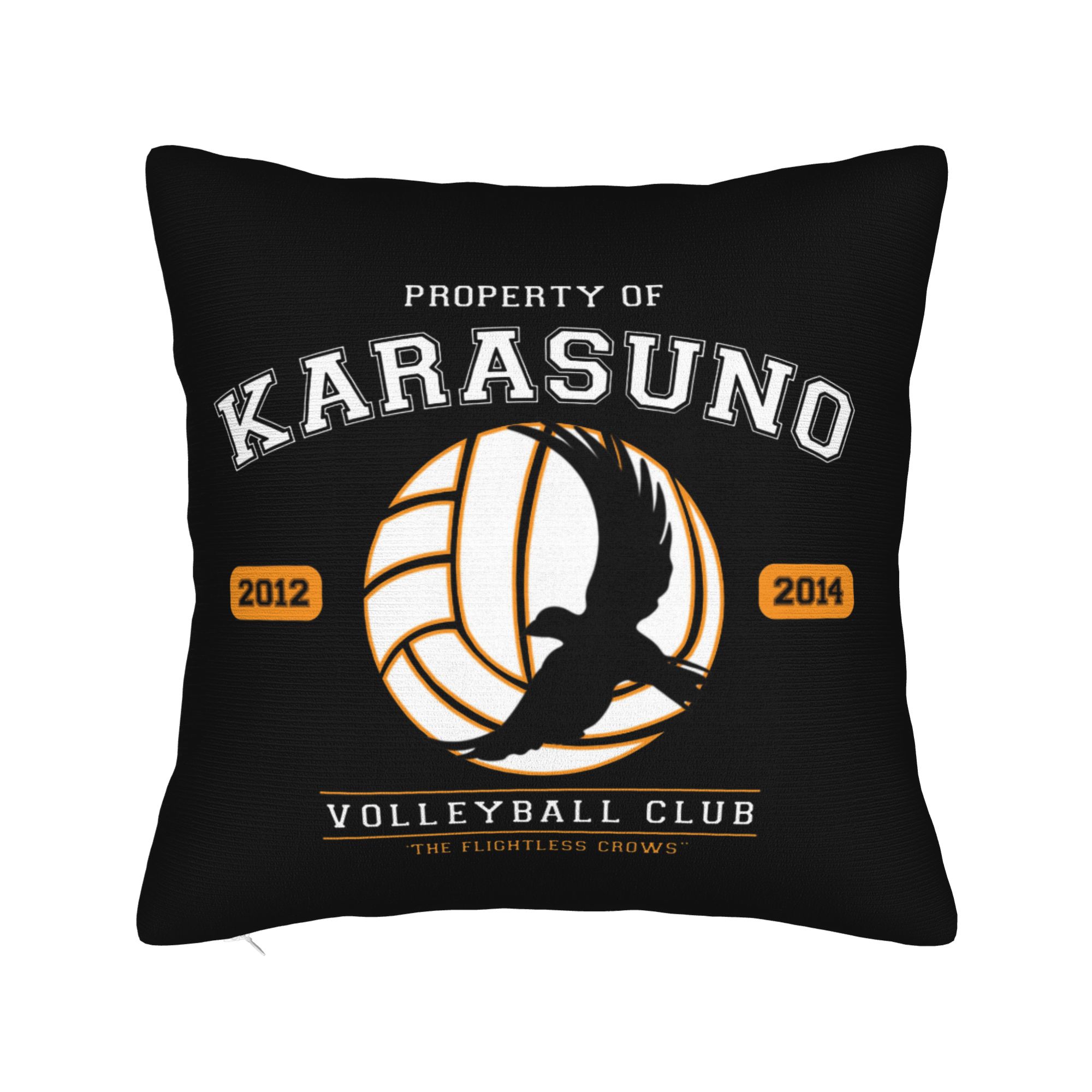 

Квадратные Наволочки Haikyuu Аниме Haikyuu Карасуно Волейбольный Парень Манга Чехол на Подушку Потрясающий Декор Наволочка для Дома 30x30cm 12x12in