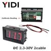 0.56'' AC 30-500V 10-600V AC Digital Voltmeter DC 3.5-30V DC 0-100V Red Green Blue LED Display Voltage Meter Tester Detector