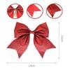 5Pcs/set Sparkling Christmas Bow Decoration Xmas Tree Pendant Ornaments Home Christmas New Year Party DIY Bows Decorations