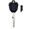 10pcs For Suzuki Haojue DR/TR/XCR300 Motorcycles Auxiliary Key Shell-left Side Key Blank Electric Door Lock Embryo