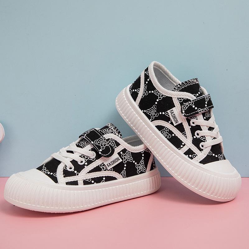 New Low-top Boys and Girls Sneakers Autumn Breathable Non-slip Wear-resistant Casual Canvas Shoes