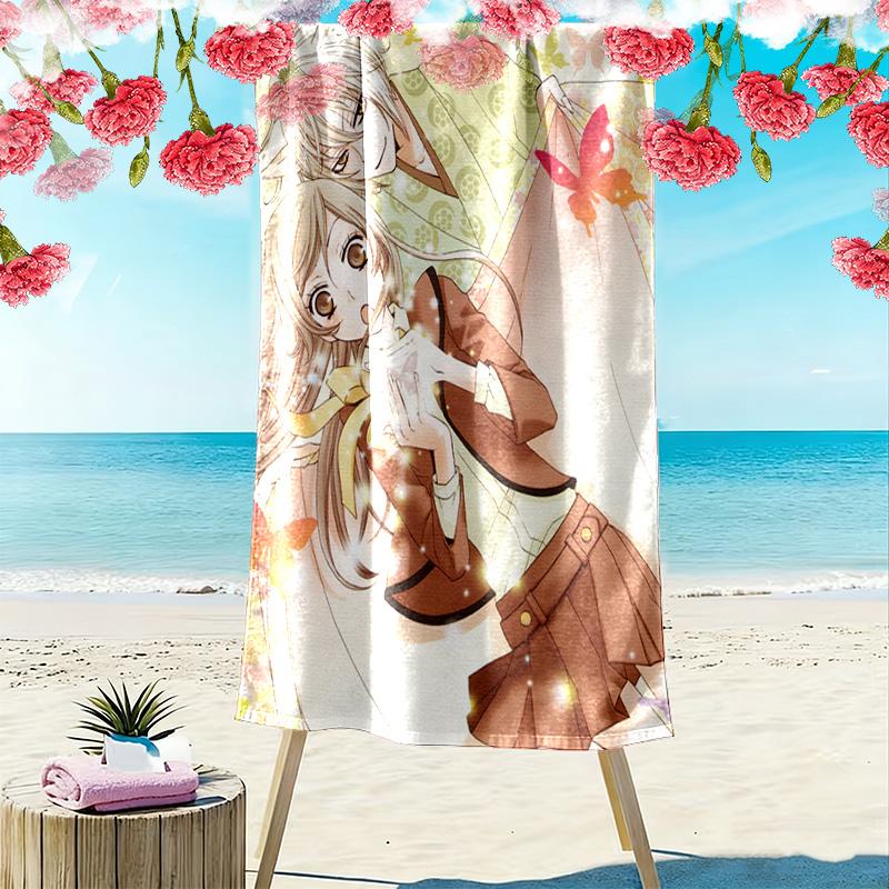 Kamisama Hajimemashita 2D Flat Print Beach Towel, Large Soft Quick Dry Towel for Beach Camping SwimmingDSTJ0925266