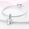 Charms Original Copper Koala Holds Heart Pendant Hand Beads Fit Bracelet Diy Fine Gift Women Delicate Jewelry Acces