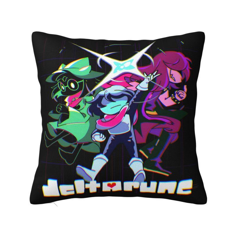 Lancer Deltarune Lovely Cushion Cover X Cm Polyester Velvet Throw Pillow Case For Sofa Living Room Decoration Pillowslip