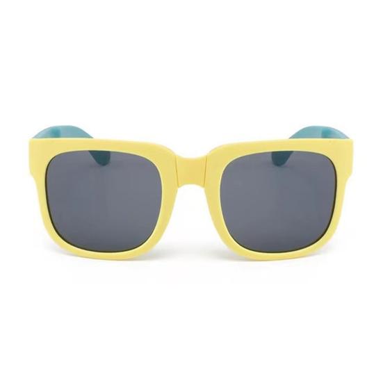 Kinder Sonnenbrille Faltbare Kleinkind Sonnenbrille UV400 Eckiger Rahmen Faltbrille