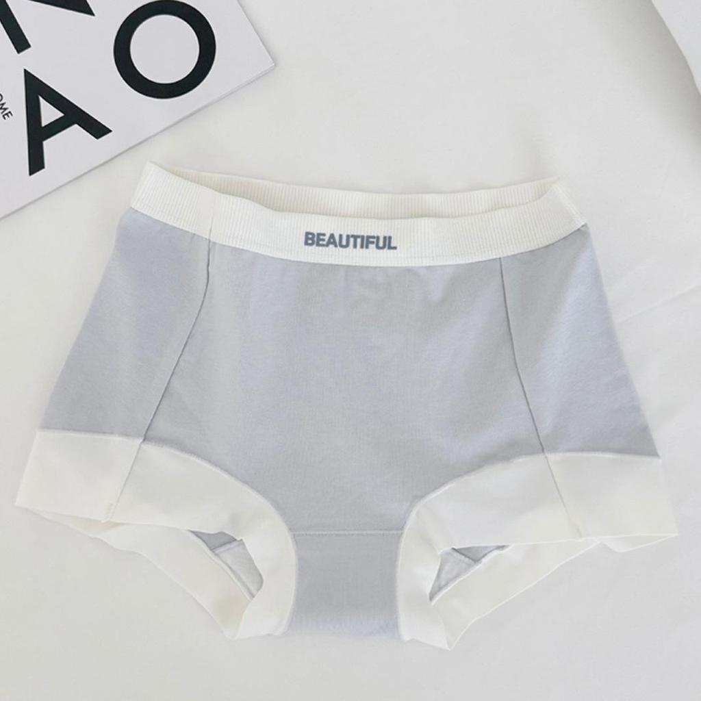 Women's Antibacterial Cotton Boxer Briefs: Safety Pants & Underwear Combo