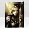 anime CClaymore Warrior Throw Soft Flannel Blanket for Bed Bedroom Sofa Picnic Throw Skinfriendly Breathable Gift Cover