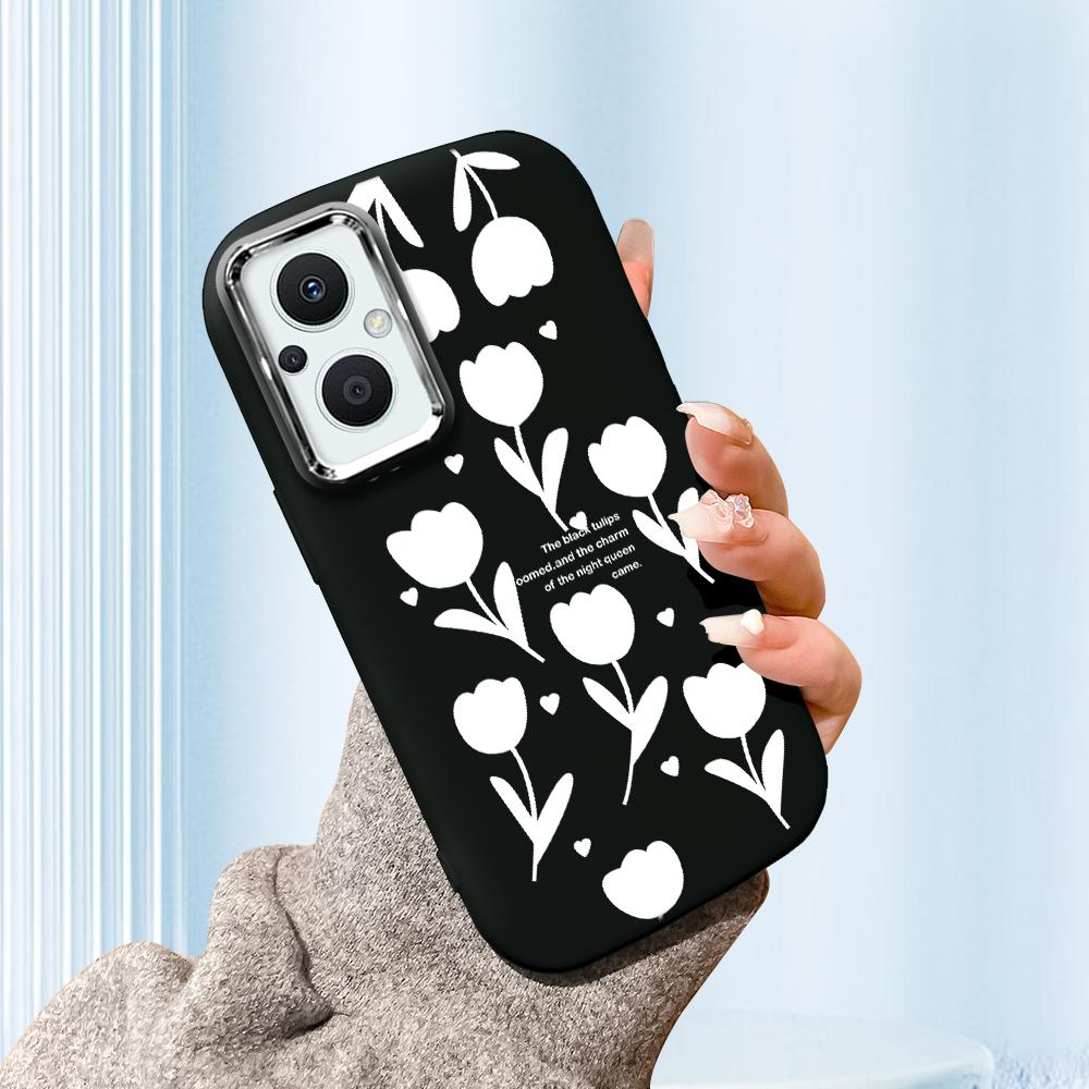 

Для Vivo V23 V25 V27 V29 V30 Y27S Y28 Y33S Y36 Infinix Hot30I Hot40 Tecno Spark20 Мультяшный Черный Кот Серебристый Край Мягкий Жидкий Силиконовый Защитный Чехол Tecno Spark Go 2023 чёрный