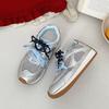 Queen Fan Silver Retro Platform Training Shoes Women's Shoes 2025 New Summer Skirt Height Enhancing Casual Sneakers