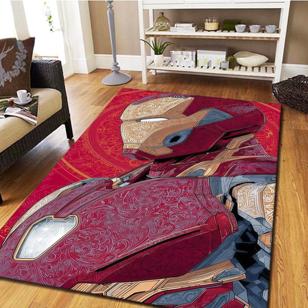 

Digital Print Iron Man Carpet, Living Room Floor Mat, Bedroom Decorative Rug, Cool Movie Play Mat -HYQ32 60x90cm