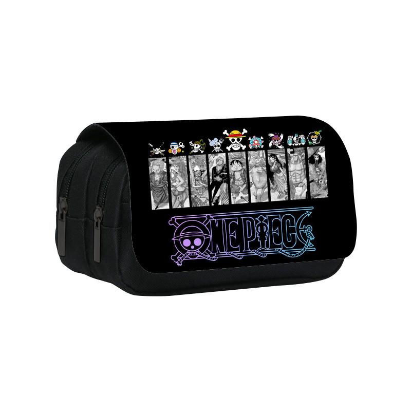 One Piece Student Double Layer Pen Case With Large Capacity For School Organization