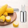 Set di 12 Spiedini Multiuso in Acciaio Inossidabile Porti per Pannocchie di Mais per Appassionati di Barbecue Accessori per Grigliate all'Aperto