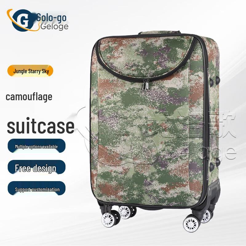 Military Camouflage Rolling Suitcase