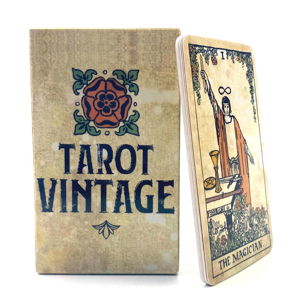 Tarot Vintage Prophecy Divination Deck Family Party Board Game Beginners Cards Fortune Telling Game Oracle Card